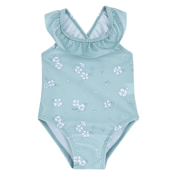 Chicco Βρεφικό Ολόσωμο Μαγιό Λευκό Βεραμάν Floral