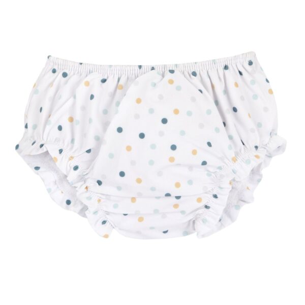 Chicco Βρεφικό Μαγιό Πάνα Βρακάκι Λευκό Πουά
