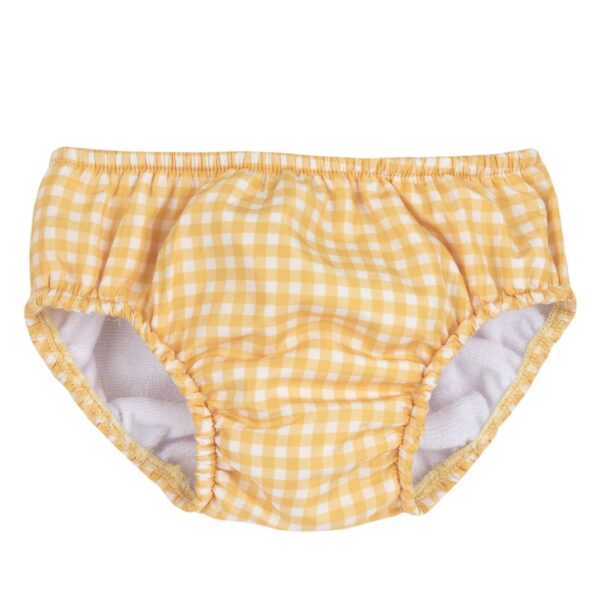 Chicco Βρεφικό Μαγιό Πάνα Βρακάκι Για Αγόρι Κίτρινο Καρό - Image 2