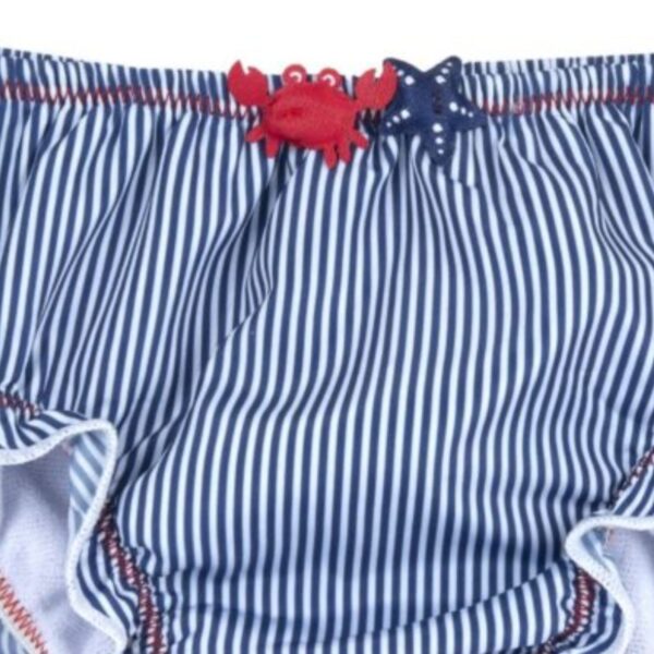 Chicco Βρεφικό Μαγιό Πάνα Βρακάκι Λευκό Μπλε - Image 2