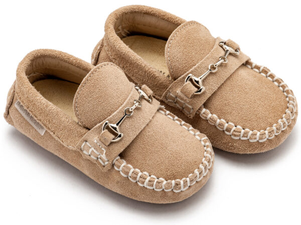 BABYWALKER Loafer Με Μεταλλική Διακοσμητική Αγκράφα Μπεζ BW4293