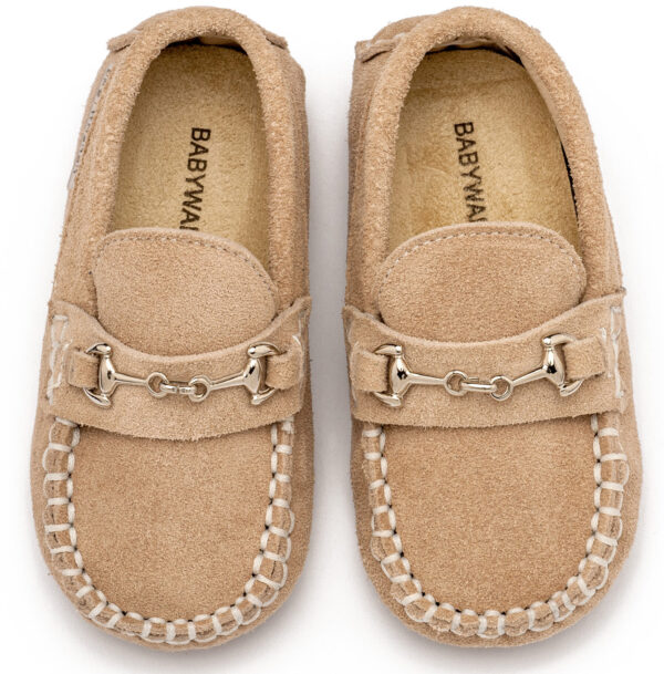 BABYWALKER Loafer Με Μεταλλική Διακοσμητική Αγκράφα Μπεζ BW4293 - Image 2