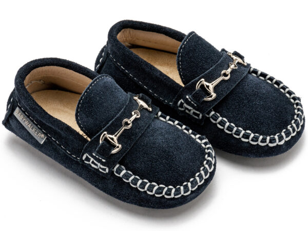BABYWALKER Loafer Με Μεταλλική Διακοσμητική Αγκράφα Μπλε BW4293