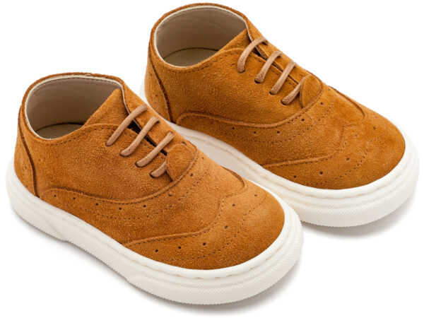 BABYWALKER Δετά Καστόρινα Brogues Ταμπά BW4296