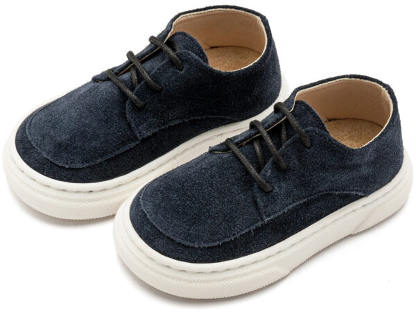 BABYWALKER Δετά Καστόρινα Brogues Μπλε BW4296 - Image 3
