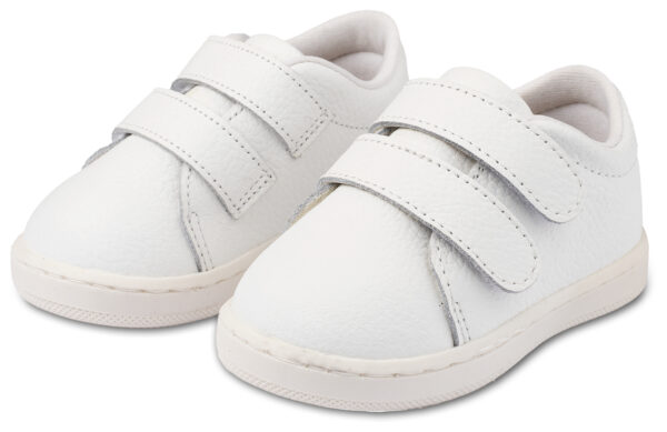 BABYWALKER Sneakers Διπλή Μπαρέτα Χρατς Λευκό PRI2103 - Image 3