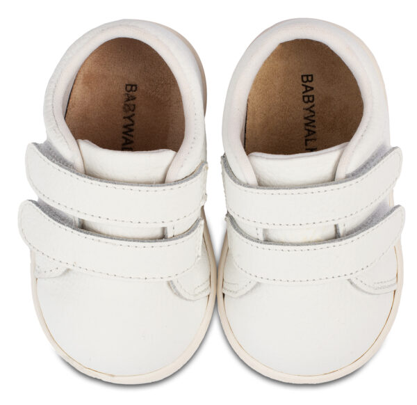 BABYWALKER Sneakers Διπλή Μπαρέτα Χρατς Λευκό PRI2103 - Image 2