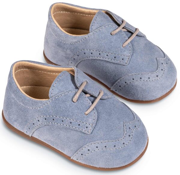 BABYWALKER Καστόρινα Brogues Σιέλ PRI2112