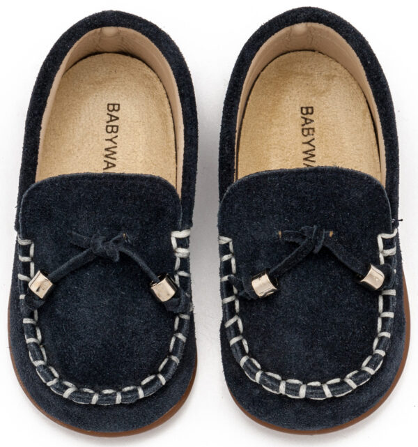 BABYWALKER Καστόρινο Δετό Loafer Μπλε PRI2121 - Image 2