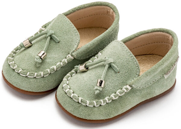 BABYWALKER Καστόρινο Δετό Loafer Μέντα PRI2121 - Image 3