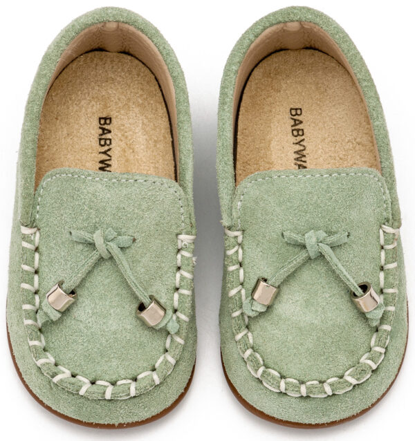 BABYWALKER Καστόρινο Δετό Loafer Μέντα PRI2121 - Image 2