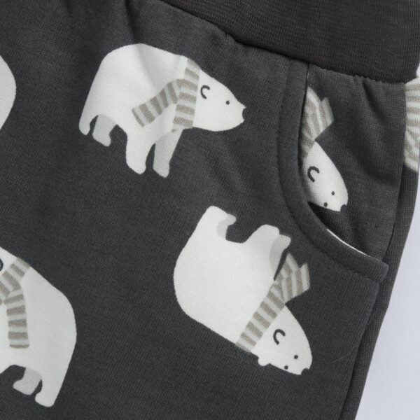 Chicco Βρεφικό Παντελόνι Polar Bear Γκρι - Image 2