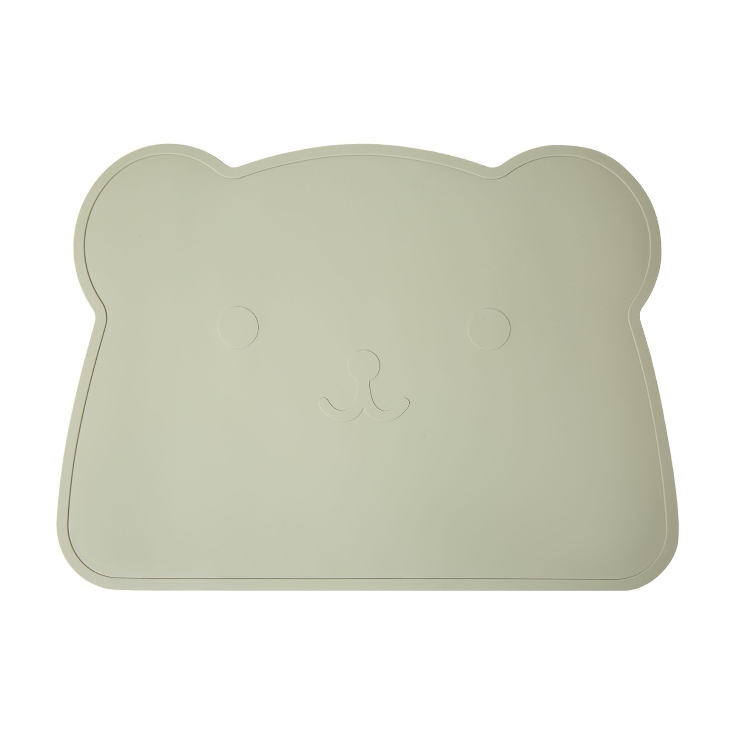 Ellepi Σετ Φαγητού Cute Bear Από Σιλικόνη Με Αντιολισθητική Βάση Και Σουπλά 6τμχ Λαδί Μπεζ - Image 2