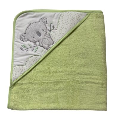 Ellepi Βρεφική Πετσέτα-Κάπα Λαχανί 75x75cm