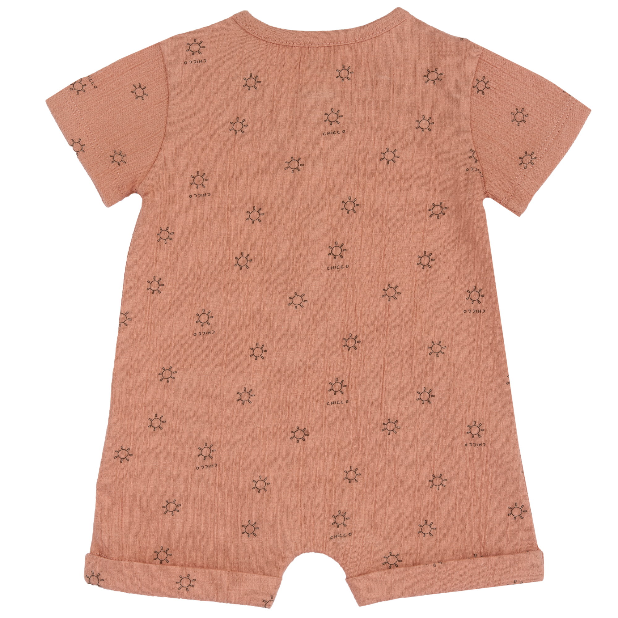 Chicco Βρεφικό Ολόσωμο Φορμάκι Ήλιοι Cotton Waffle (Oeko-Tex) - Image 2