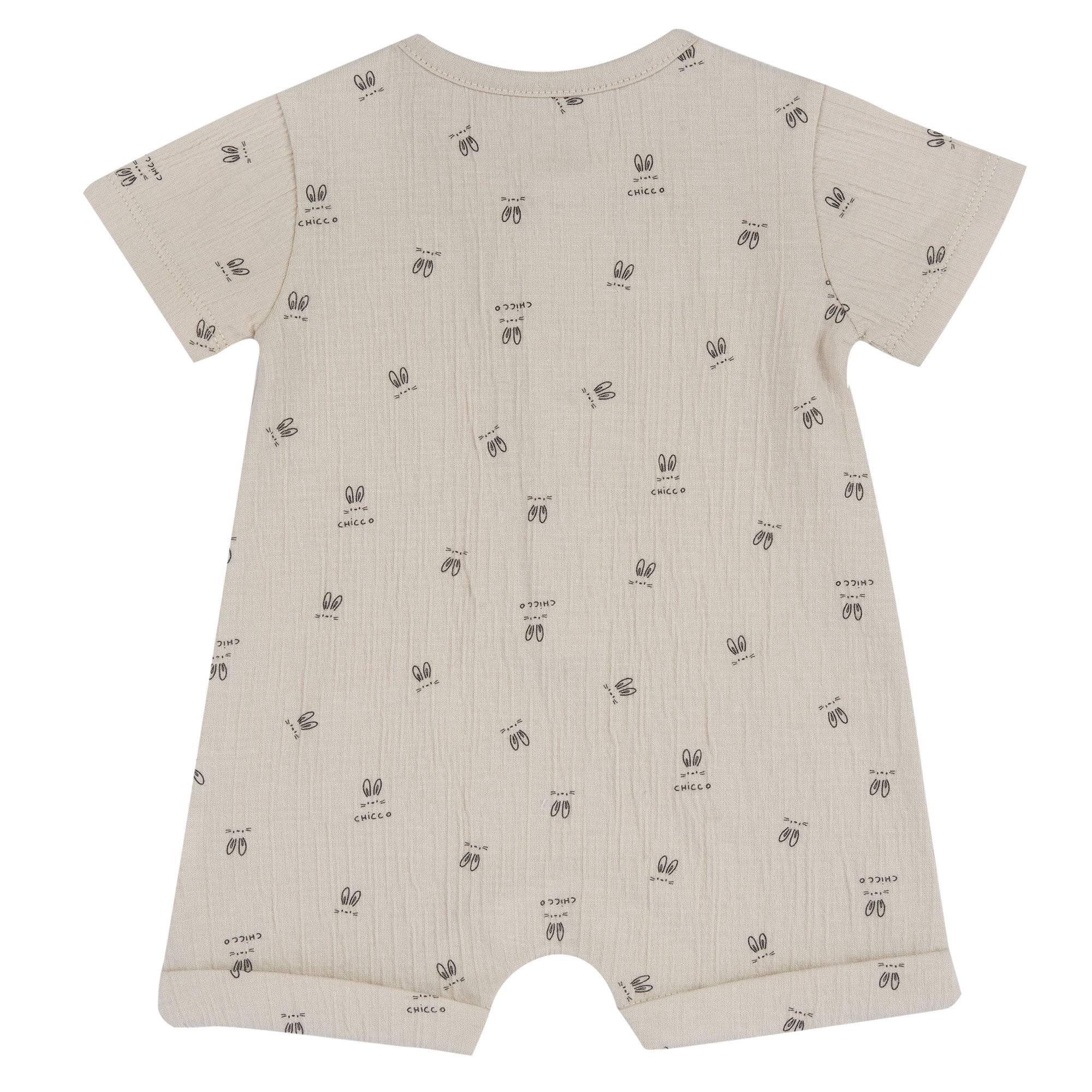 Chicco Βρεφικό Φορμάκι Εκρού "Bunny Face" (Oeko-Tex) - Image 2