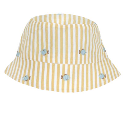 Chicco Βρεφικό Καπέλο Bucket Ριγέ (Oeko-Tex) Μουσταρδί
