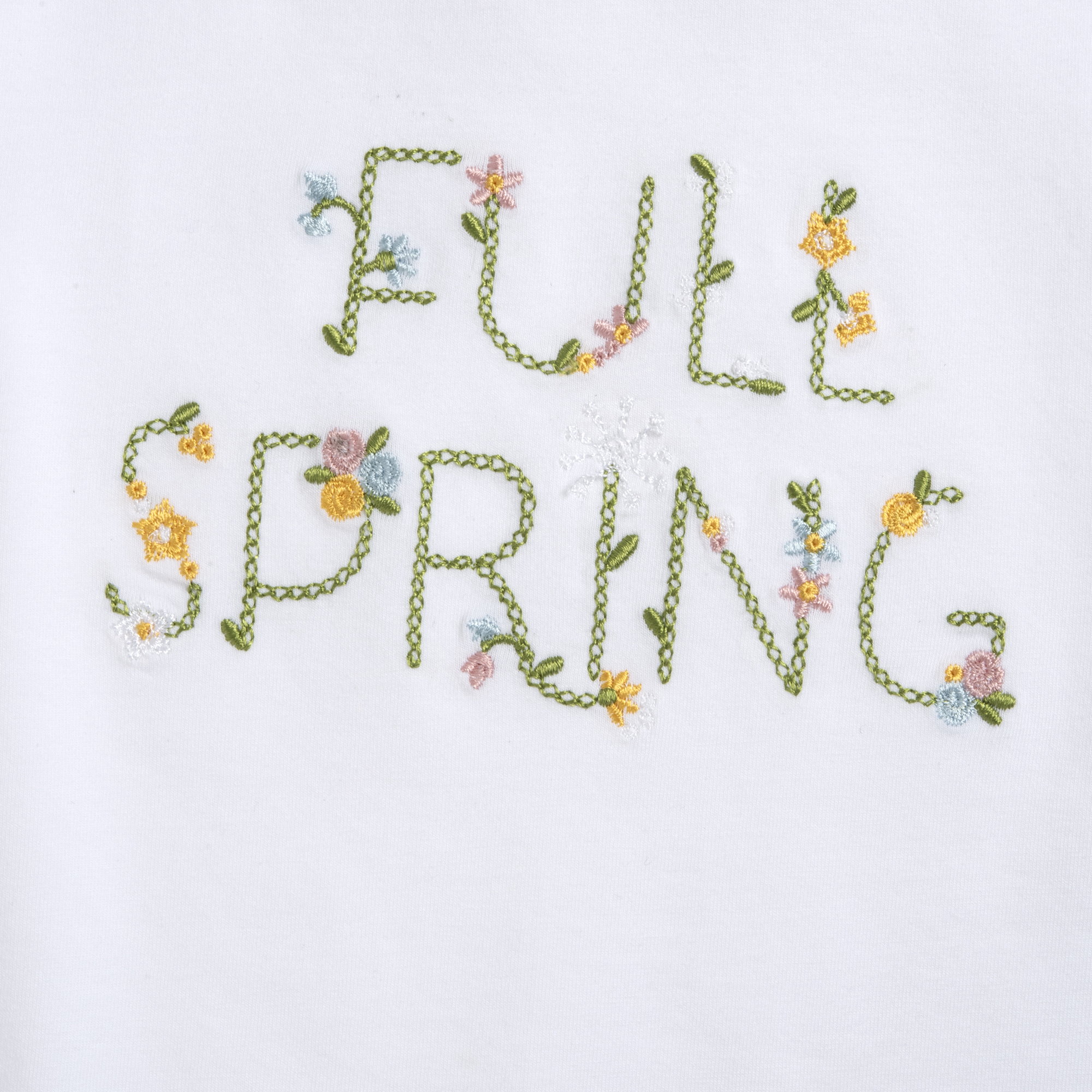 Chicco Παιδικό T-Shirt Λευκό "Full Spring" (Oeko-Tex) - Image 3