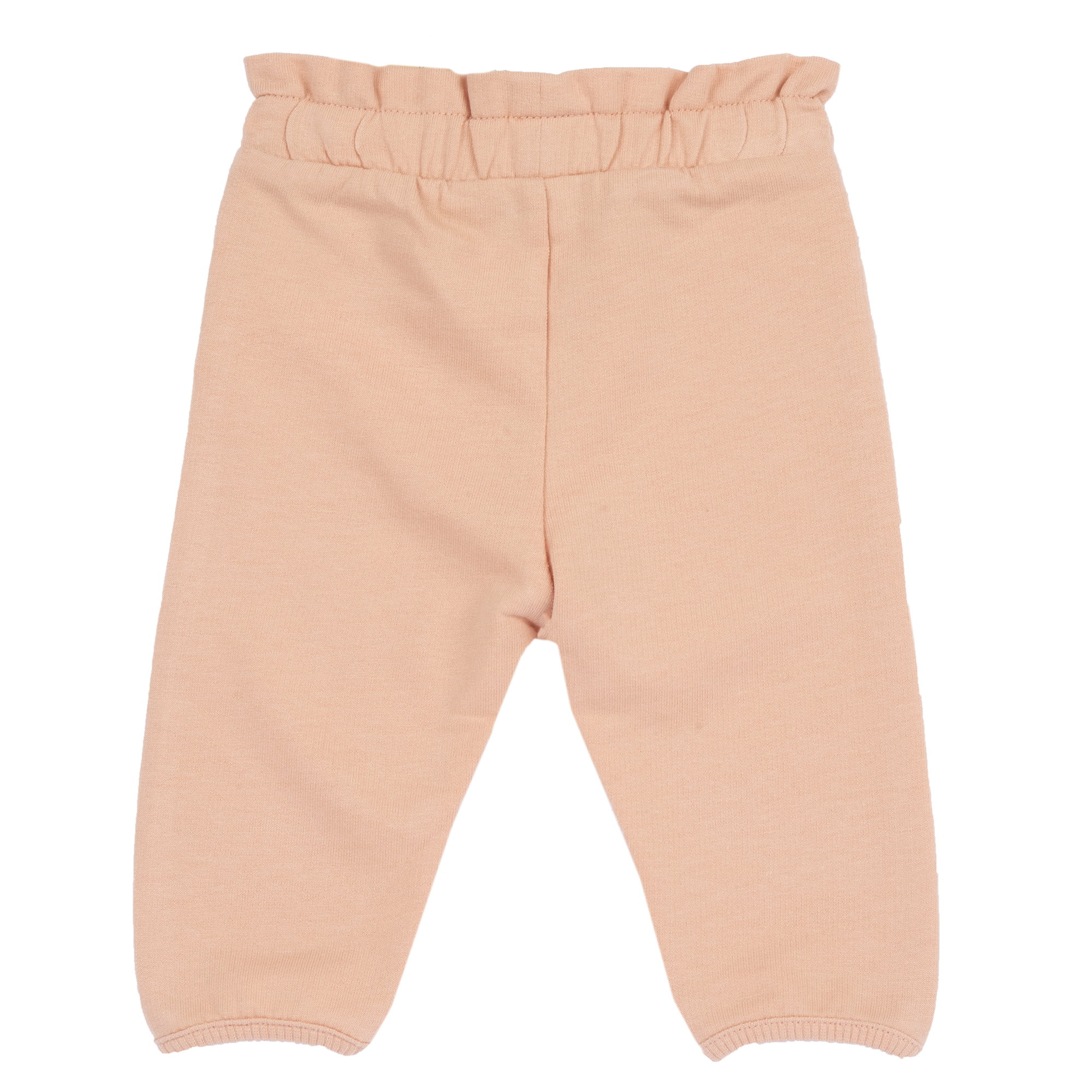 Chicco Βρεφικό Παντελόνι Φόρμας Ροδακινί 100% Βαμβακερό (Oeko-Tex) - Image 2