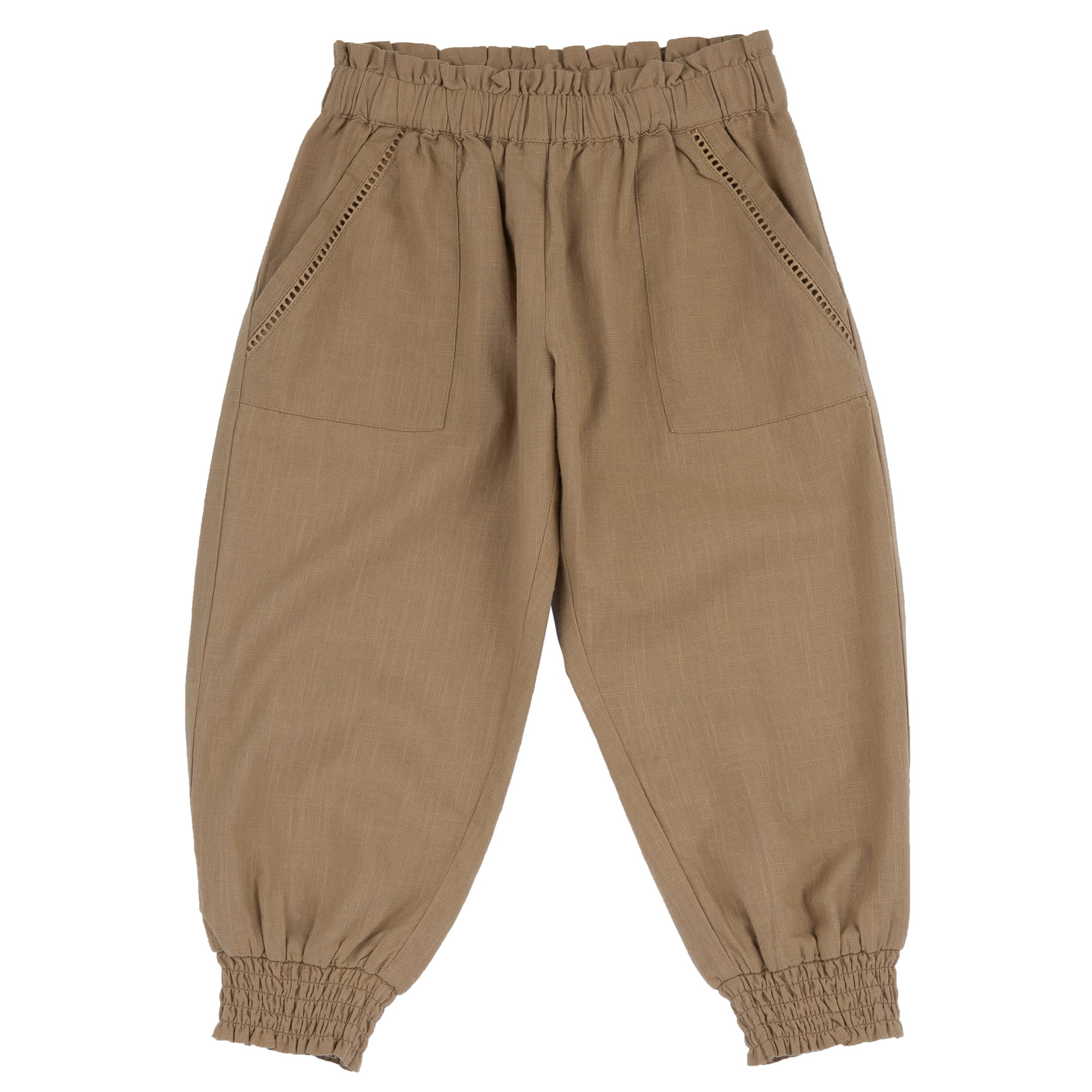 Chicco Παιδική Παντελόνα Ταμπά "Linen Look" (Oeko-Tex)