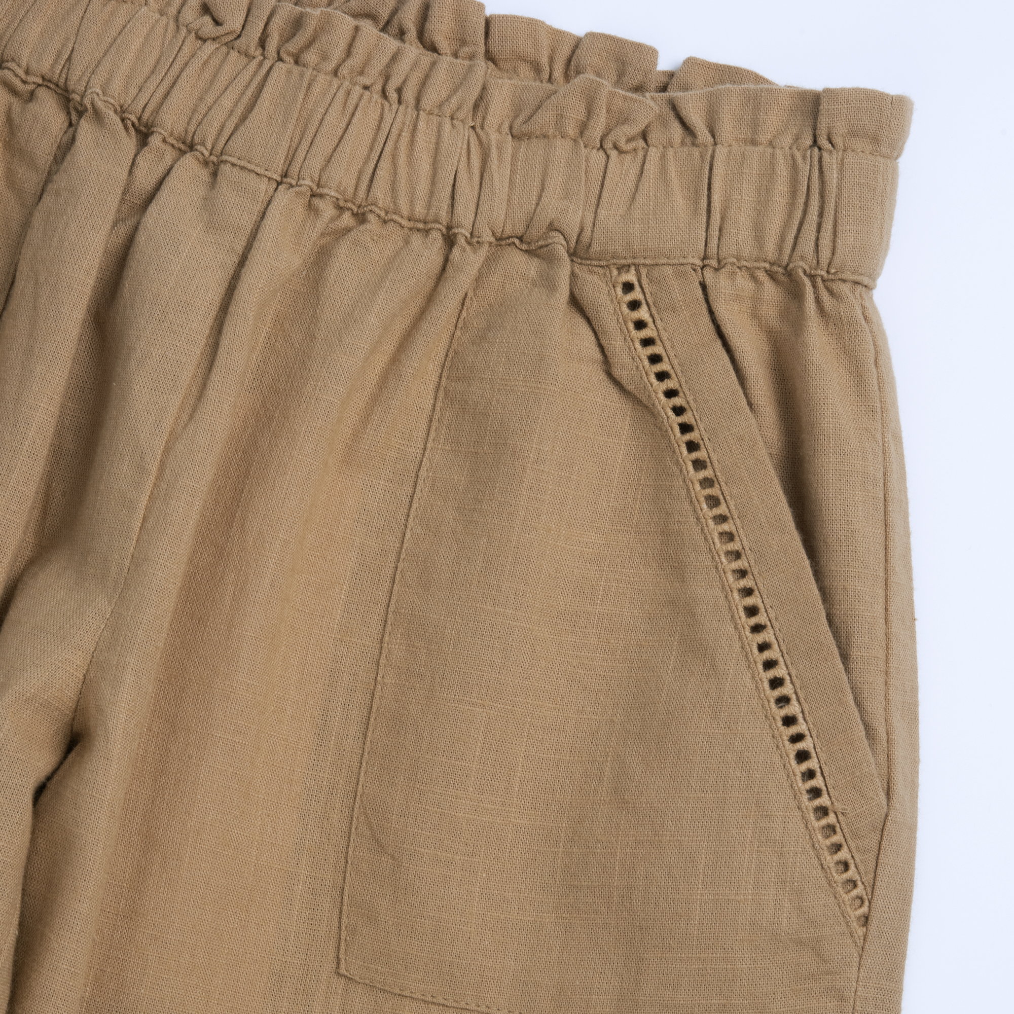 Chicco Παιδική Παντελόνα Ταμπά "Linen Look" (Oeko-Tex) - Image 3