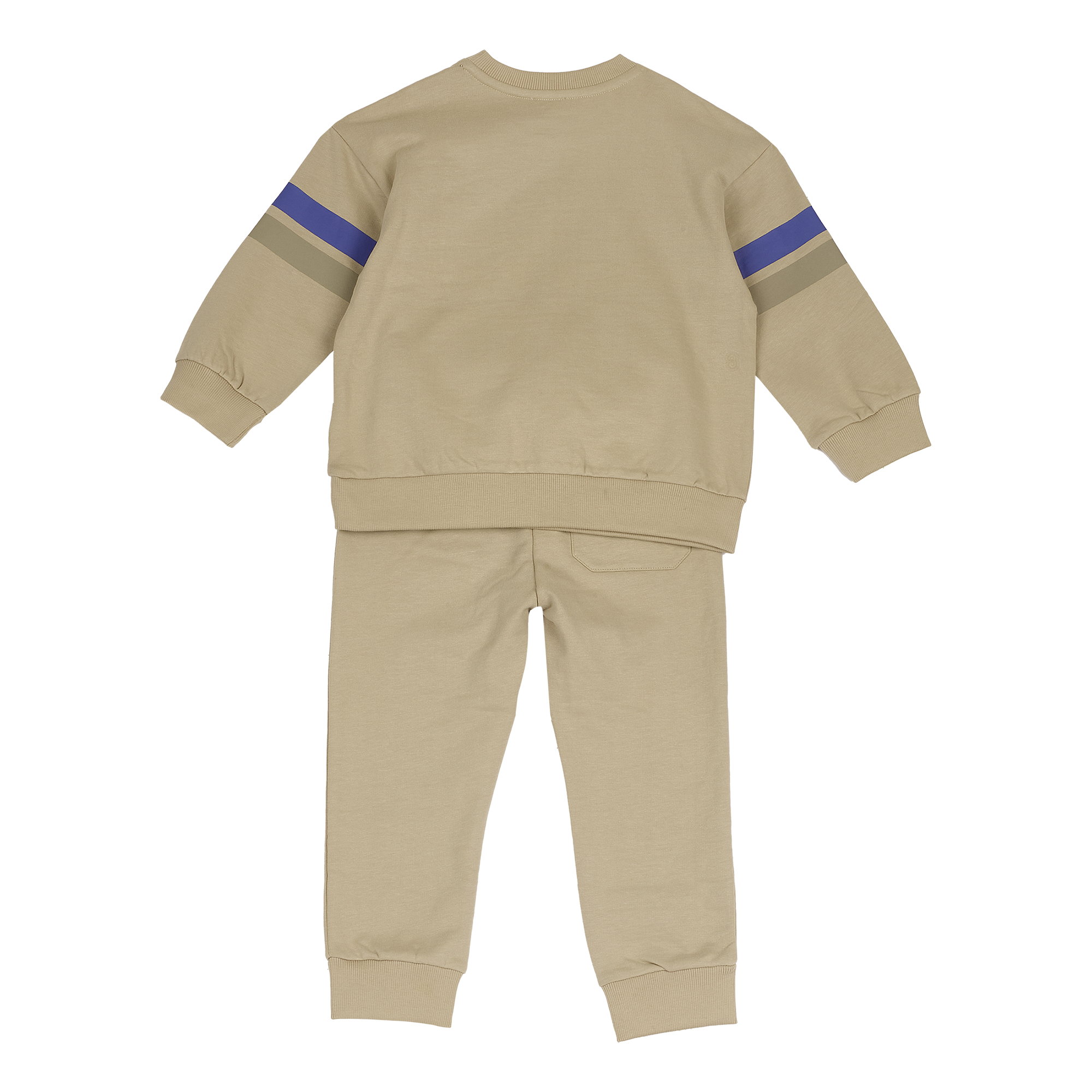 Chicco Παιδικό Σετ Φόρμας Αγοριού Varsity 89 Μπεζ (Oeko-Tex) - Image 2