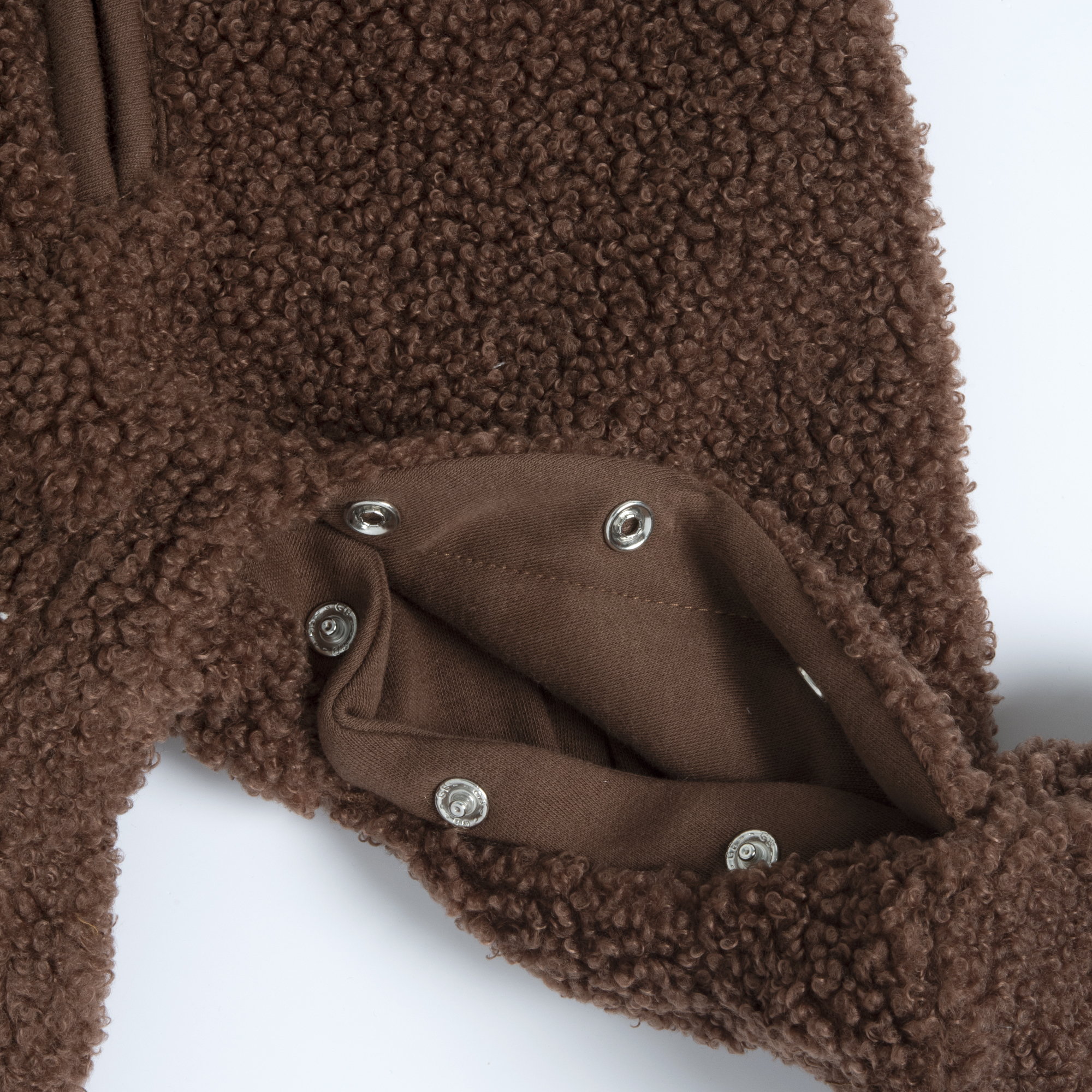 Chicco Βρεφική Ολόσωμη Φόρμα Εξόδου Unisex Teddy Καφέ (Oeko-Tex) - Image 3