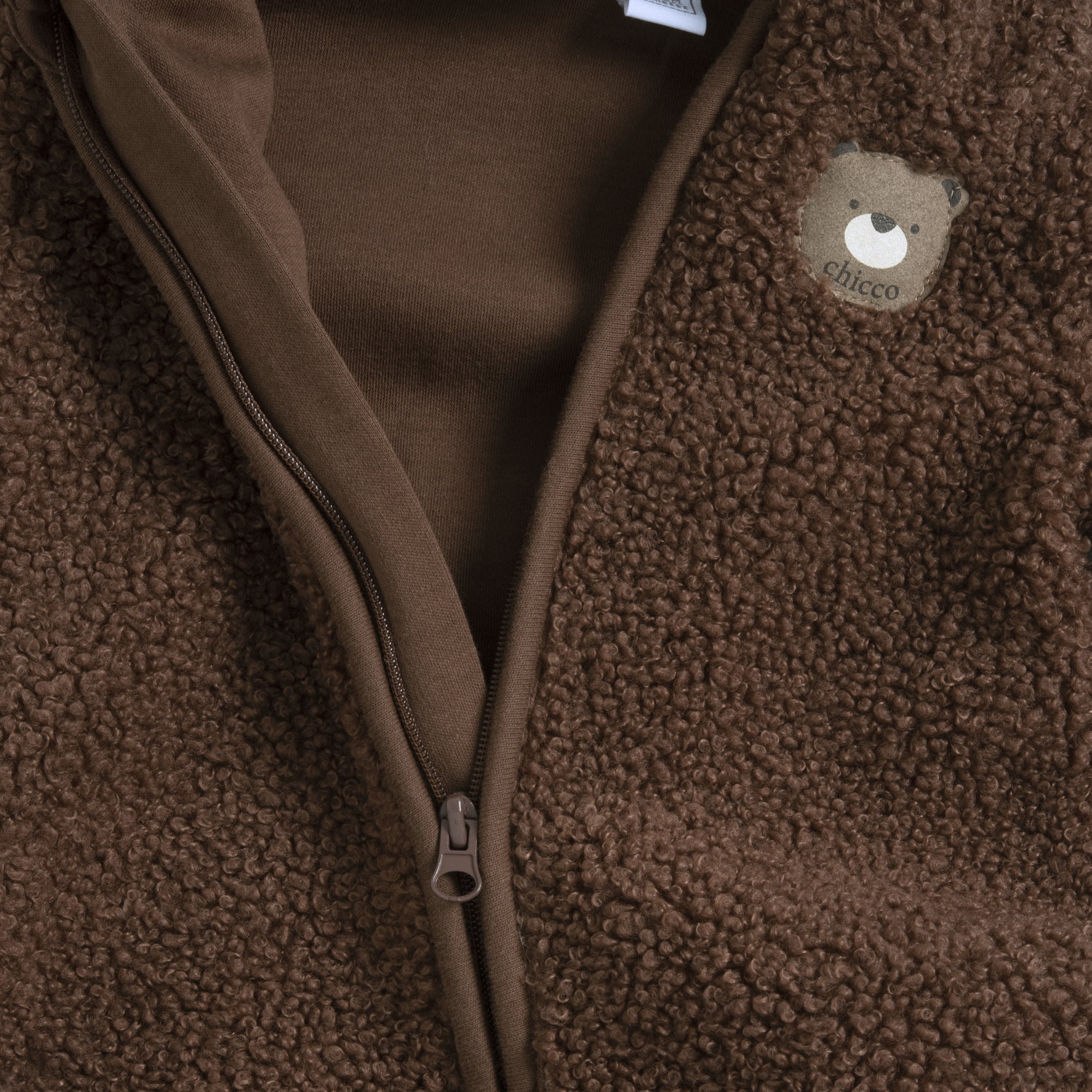 Chicco Βρεφική Ολόσωμη Φόρμα Εξόδου Unisex Teddy Καφέ (Oeko-Tex) - Image 4