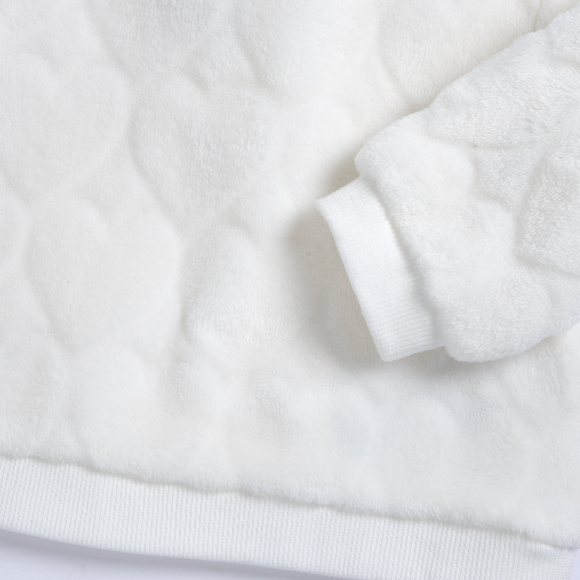 Chicco Βρεφική Μακρυμάνικη Μπλούζα Unisex Λευκή (Oeko-Tex) - Image 3